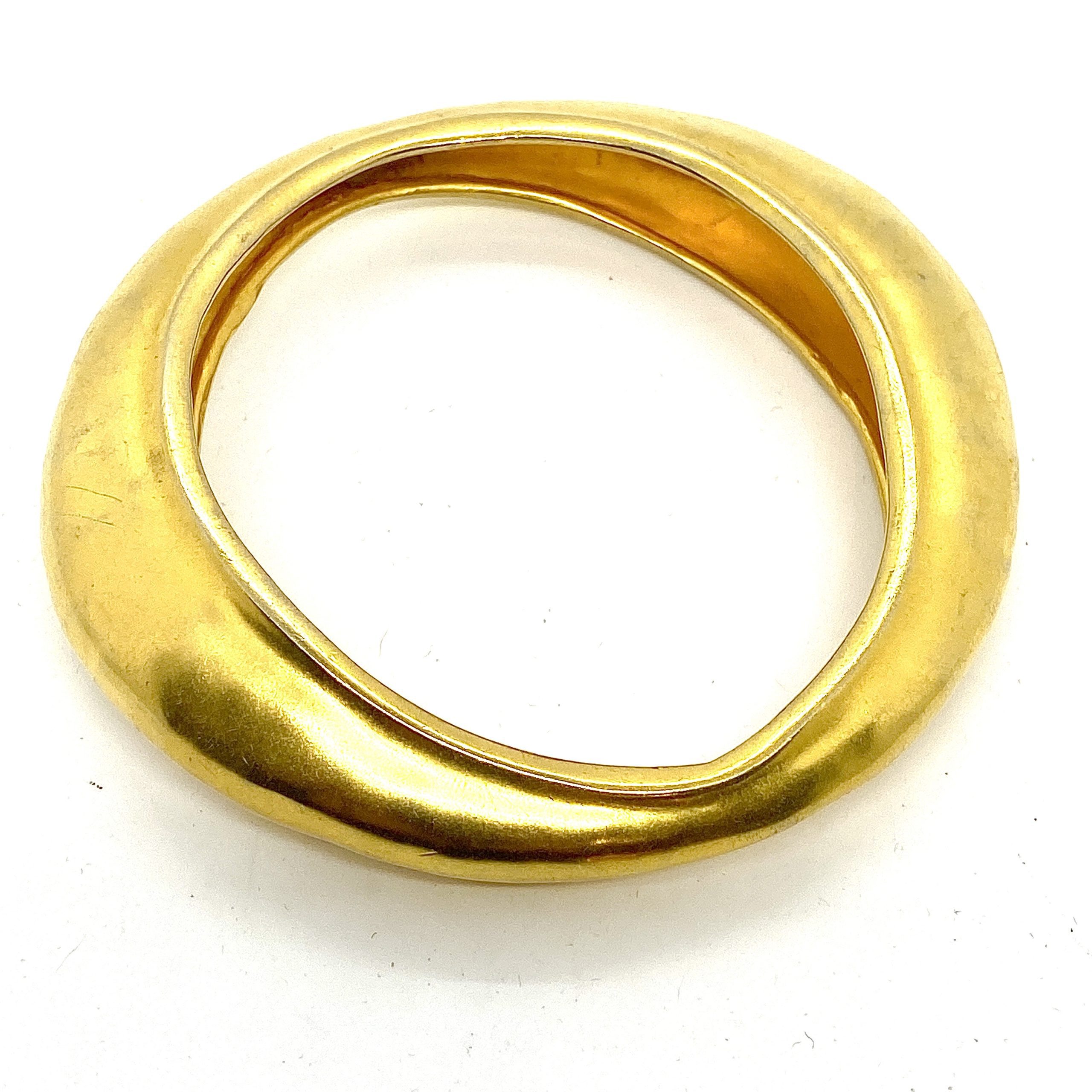 Robert Lee Morris Gold-Plated Bubble Bangle