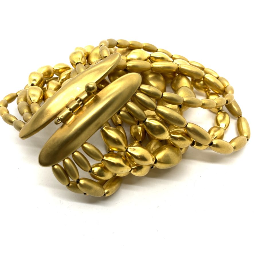 Robert Lee Morris for Donna Karan 9 Row Bead Bracelet - Image 2