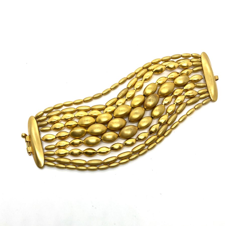 Robert Lee Morris for Donna Karan 9 Row Bead Bracelet