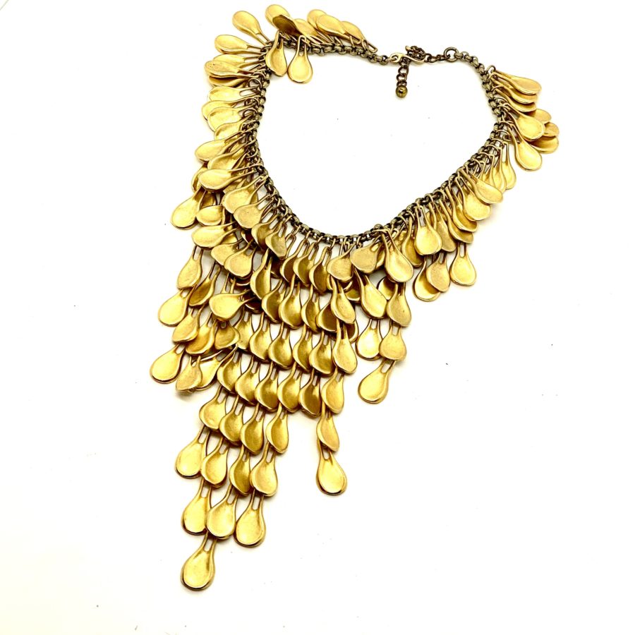 Robert Lee Morris for Donna Karan Waterfall Bib Necklace