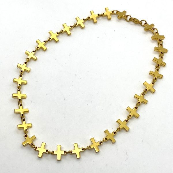 Robert Lee Morris Short Cross Necklace