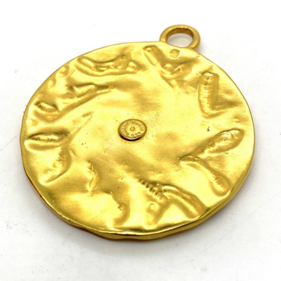 Robert Lee Morris Large Swirling Disc Pendant - Image 2