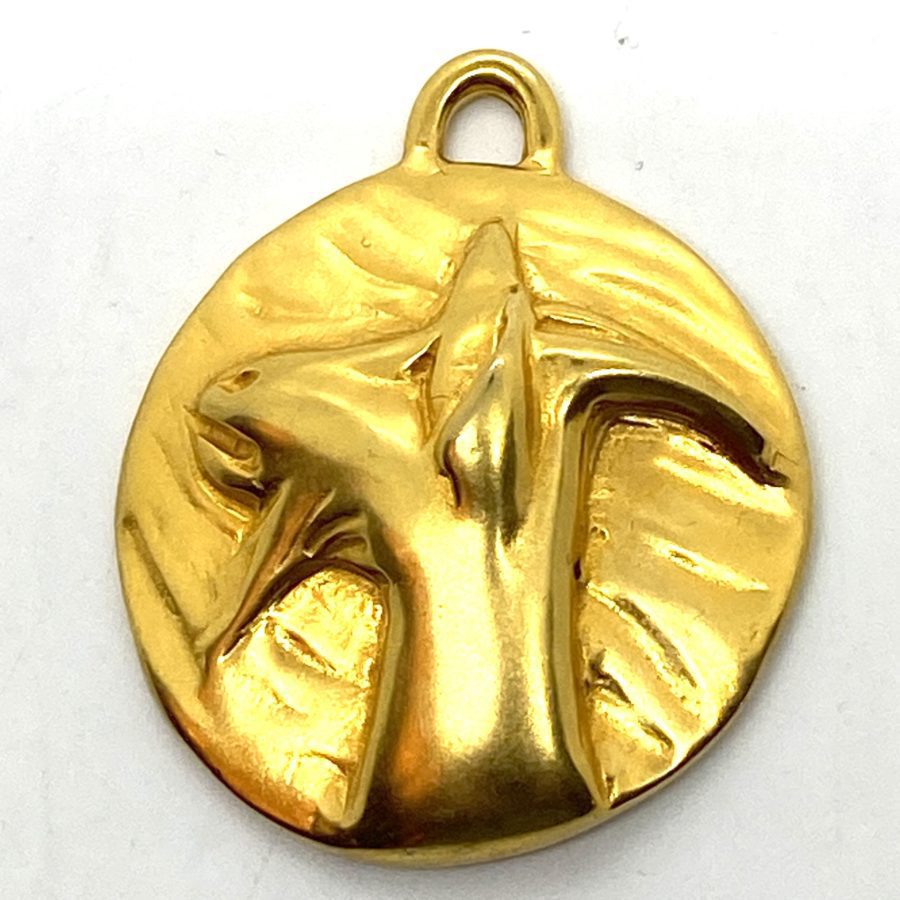 Robert Lee Morris Gold Plated Aries Pendant