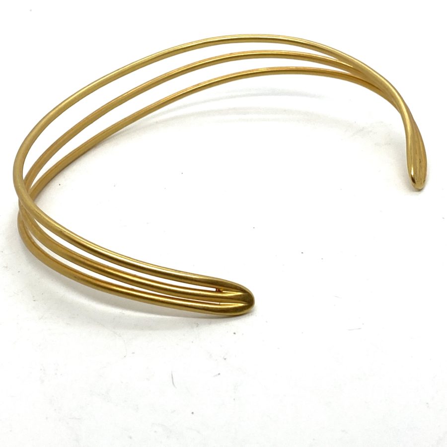 Robert Lee Morris Basic Three Wire Collar Necklace - Image 2