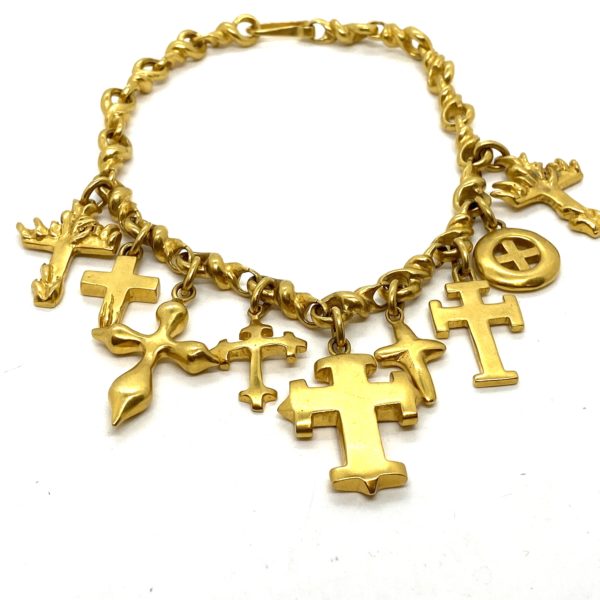 Robert Lee Morris Nine Crosses Necklace