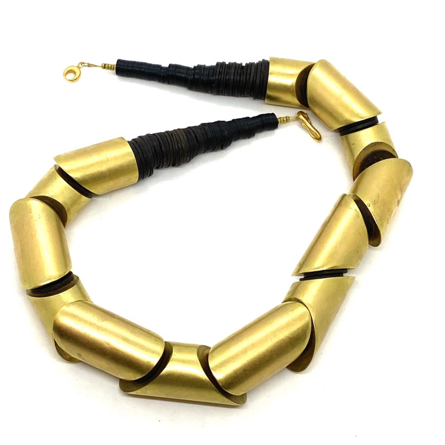 Robert Lee Morris Jumbo Sliced Tubular Necklace - Image 2