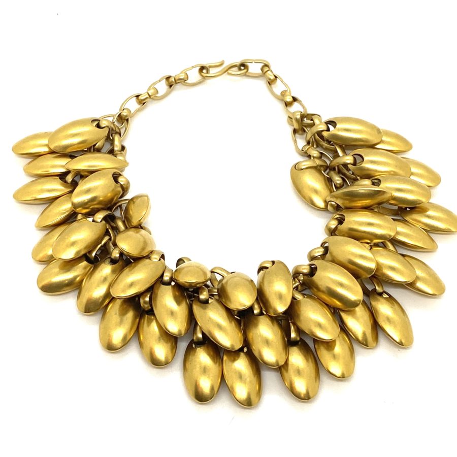 Robert Lee Morris Egg Drop Cluster Collar Necklace
