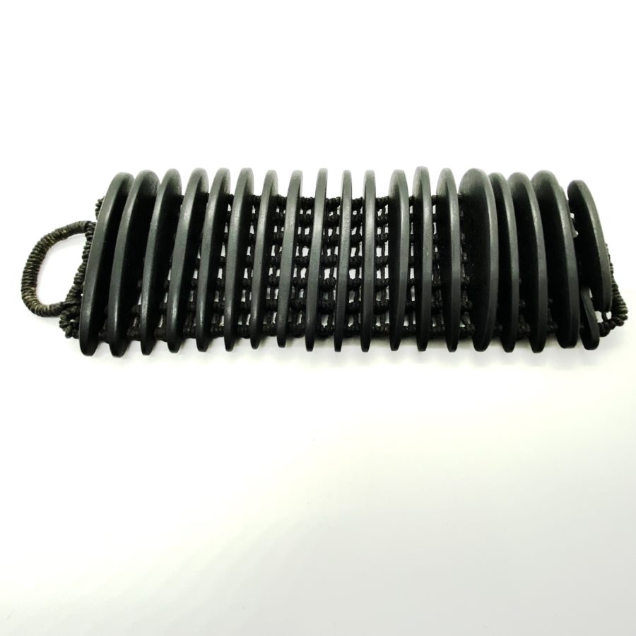 Kris Ruhs Wide Ribbed Ebony Bracelet - Image 3