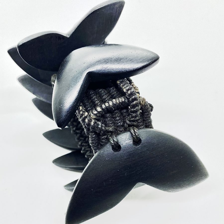 Kris Ruhs Ebony Overlapping Leaf Bracelet - Image 6