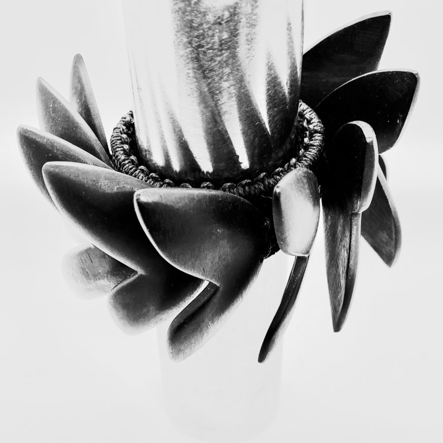 Kris Ruhs Ebony Overlapping Leaf Bracelet - Image 3
