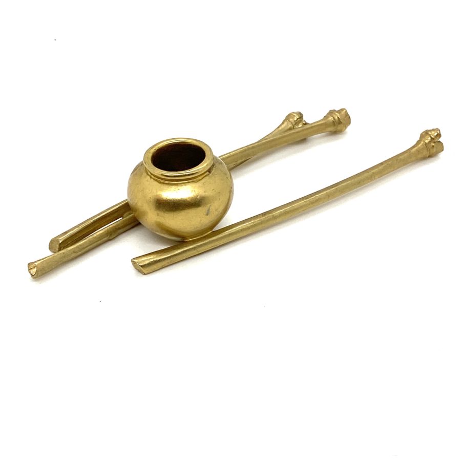 Robert Lee Morris Micro Bud Vase with Bamboo