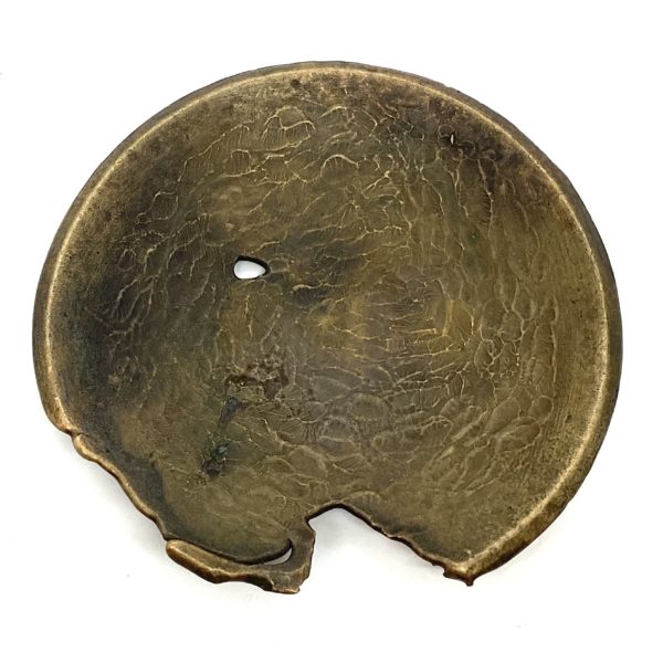 Robert Lee Morris 3" Eroded Wabi Sabi Bronze Disc Dish