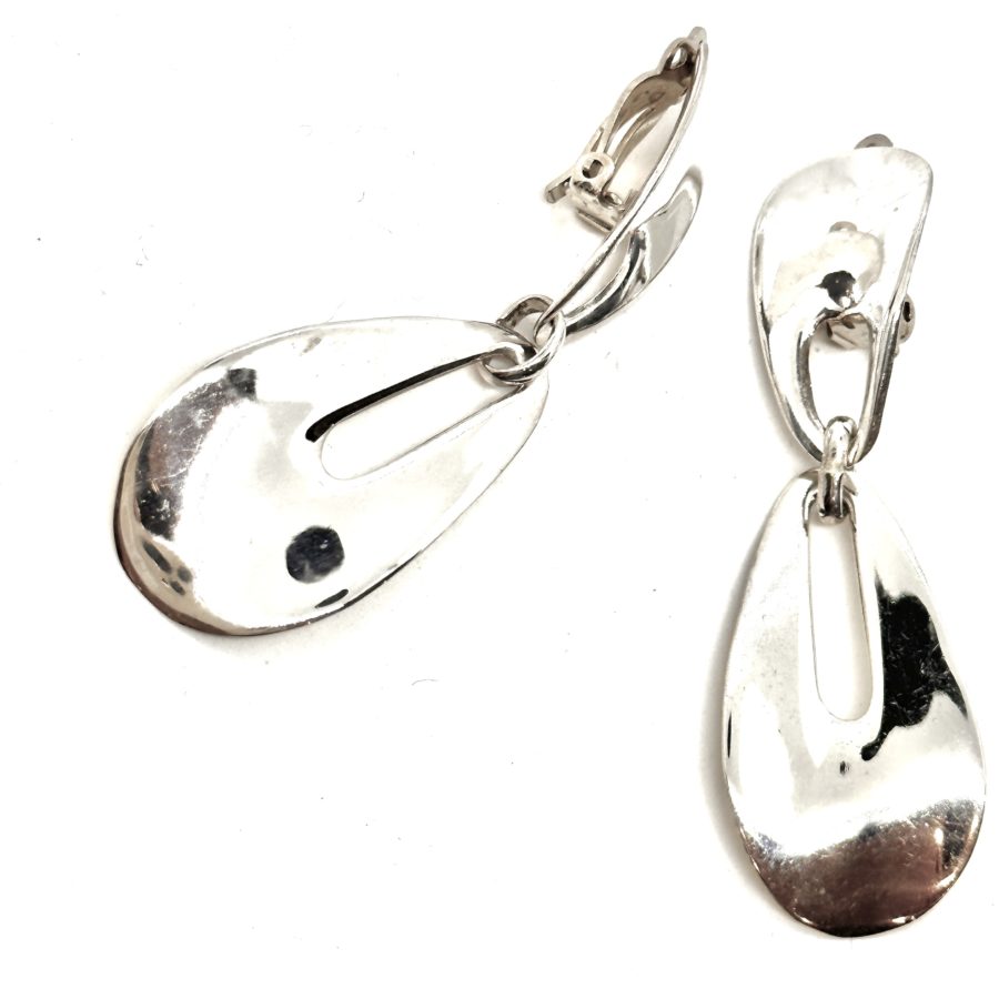 Robert Lee Morris Double Petal Door Knocker Earrings