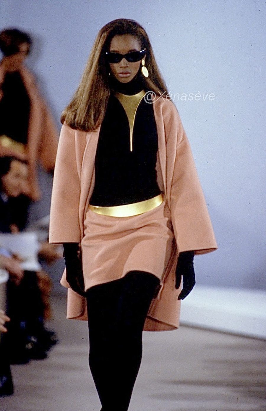 Robert Lee Morris for Donna Karan Long Concave Collar Necklace - Image 4