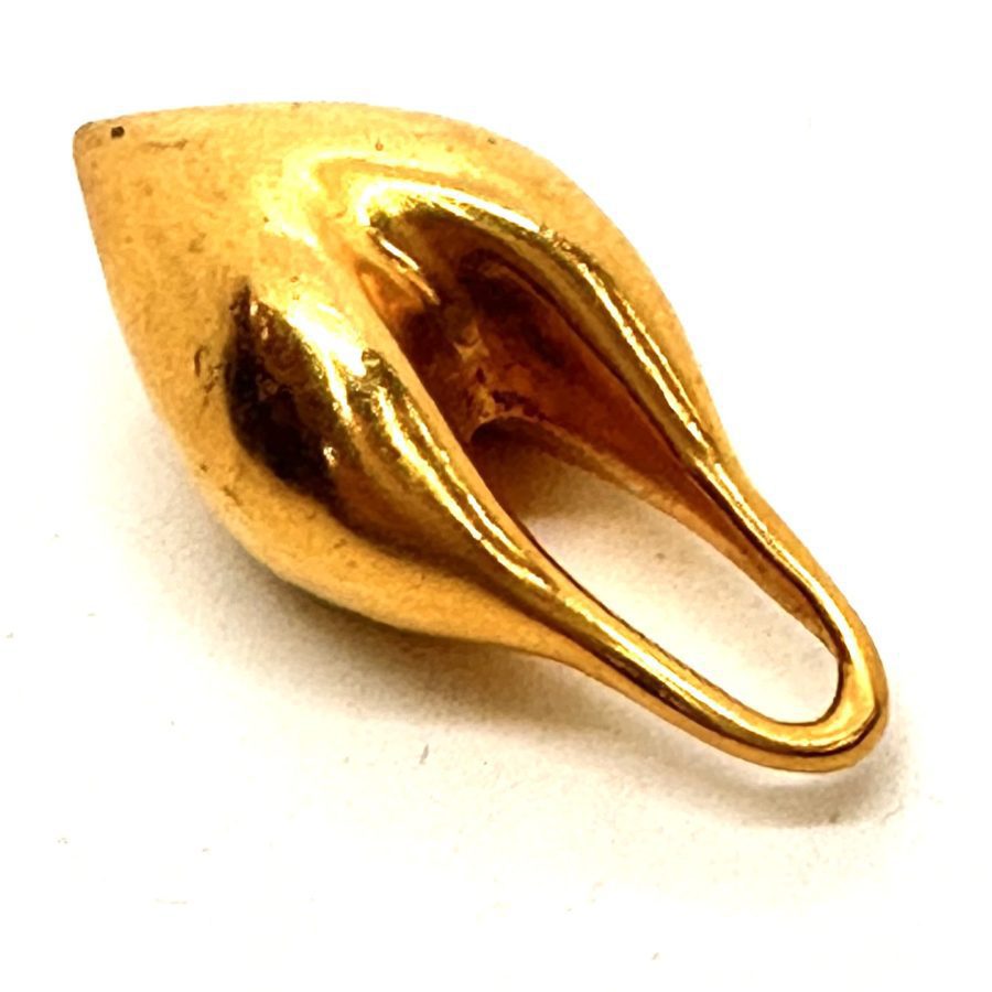 Robert Lee Morris Gold Plated Plumbob Heart Pendant - Image 2