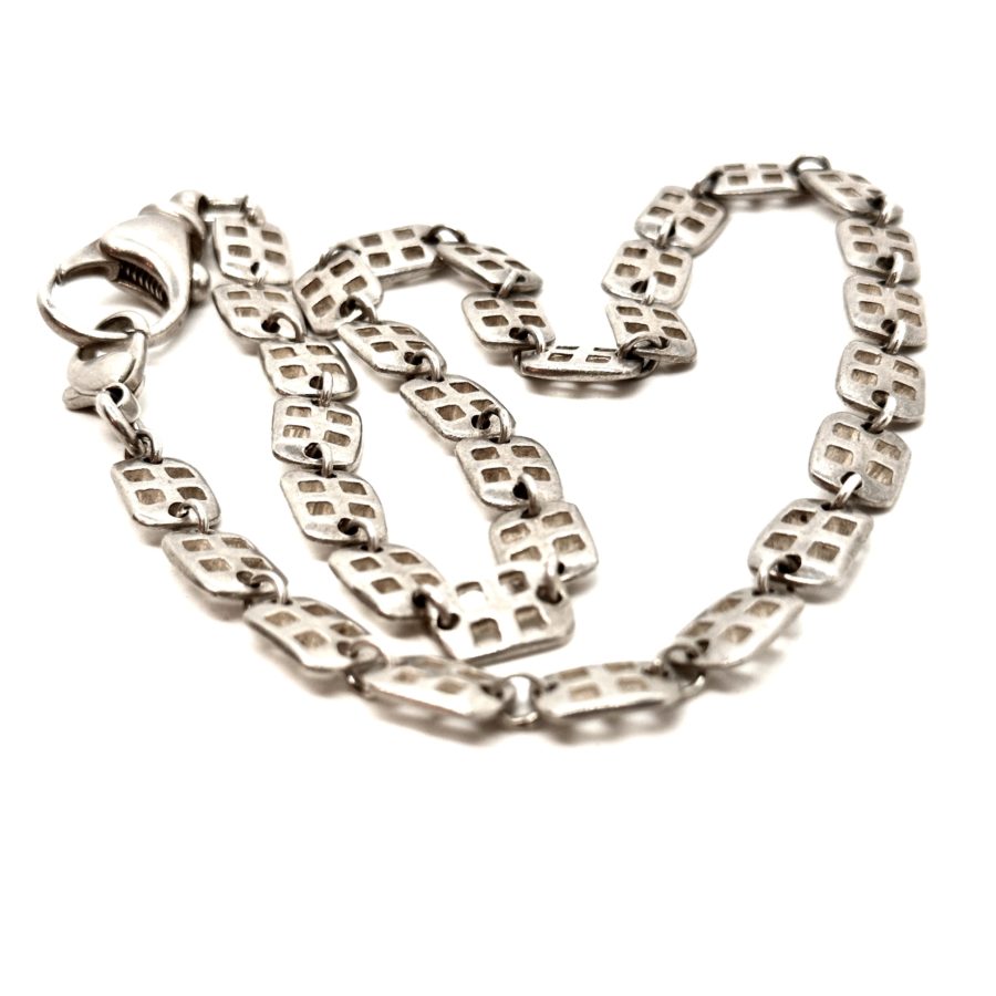 Robert Lee Morris Micro Pillow Cross Chain with Double Lobster Clasp