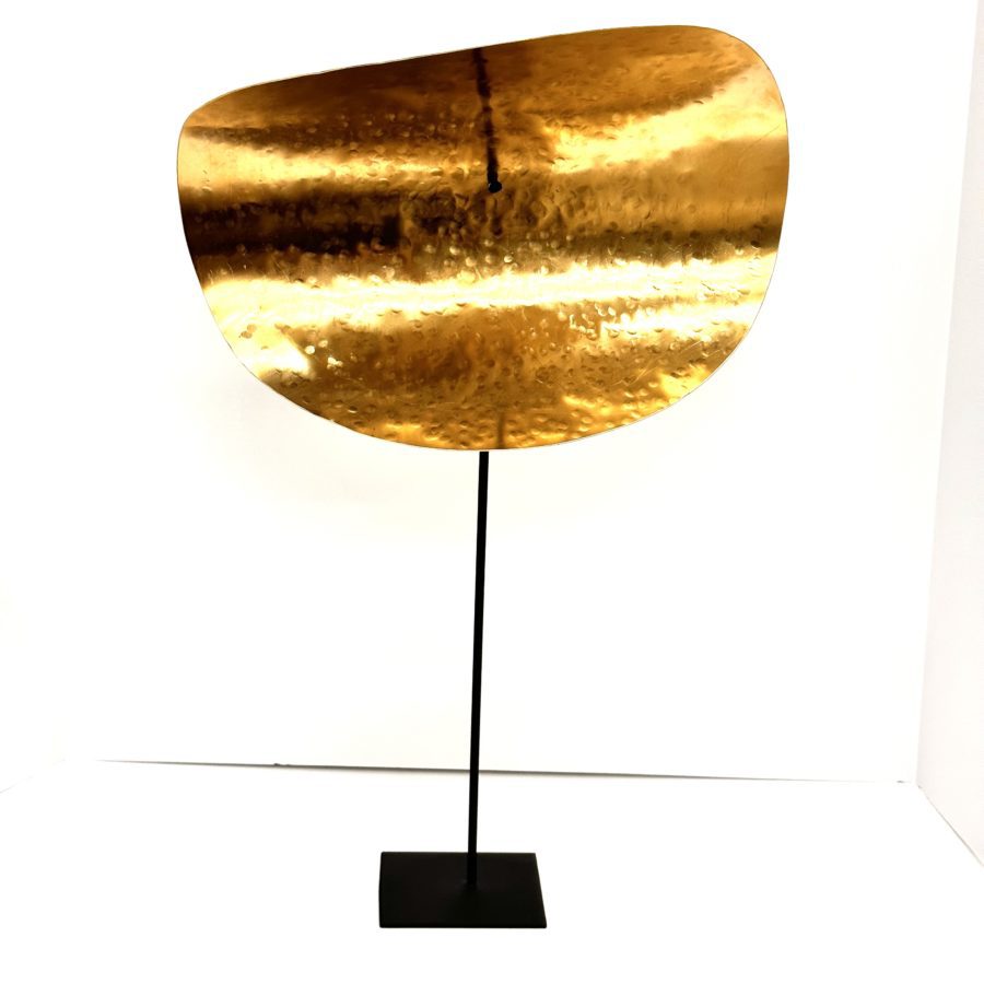 Robert Lee Morris Brass Sculpture #113, Medium Fold-over Sail