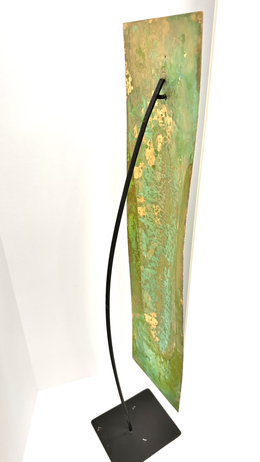 Robert Lee Morris Verdigris Sculpture #119, Tall Rectangular Sail - Image 5
