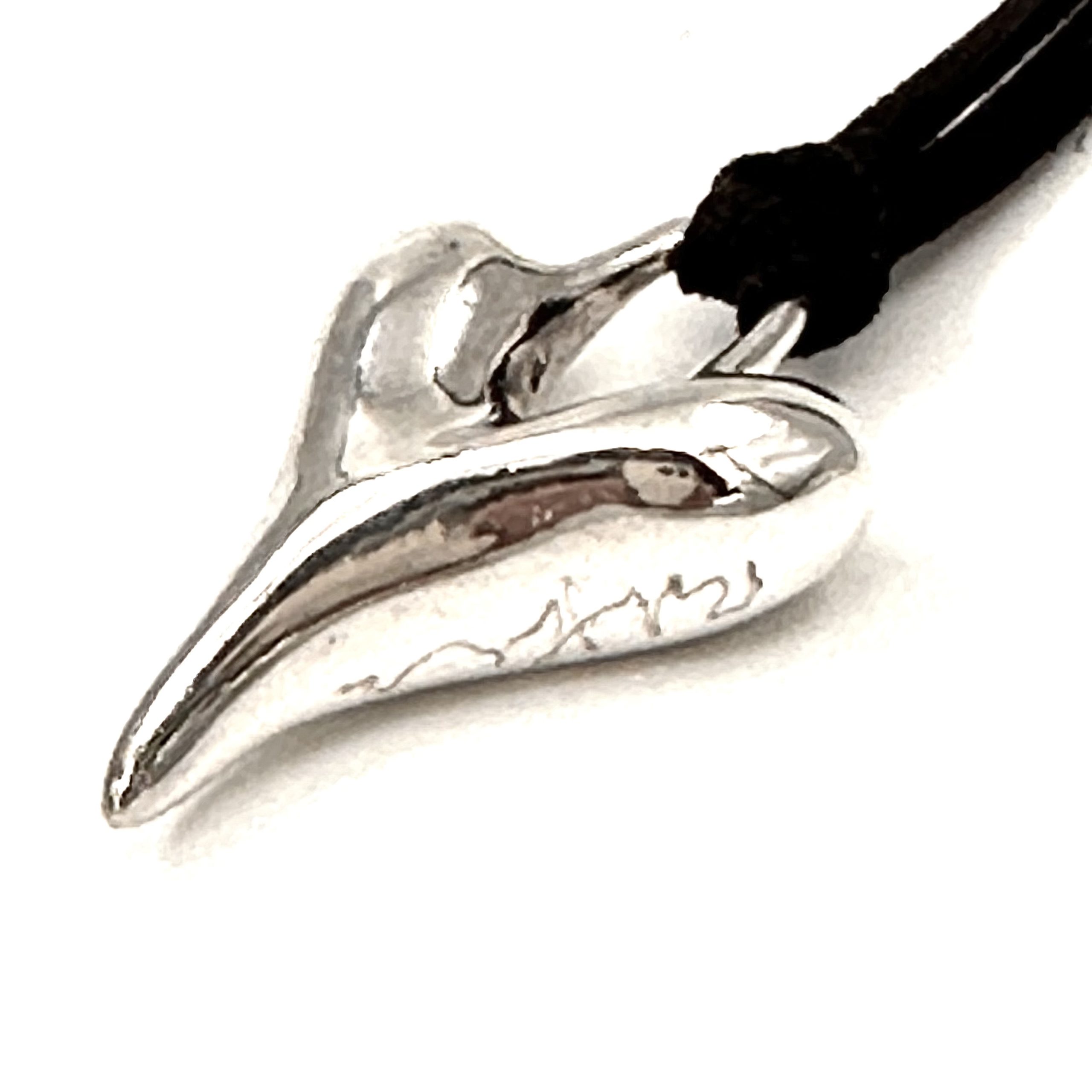 Robert Lee Morris Sterling Silver Twisted Heart Pendant - Image 2