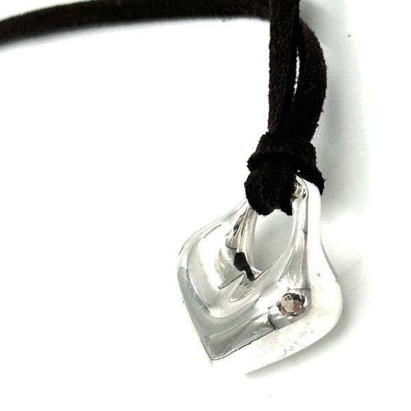 Robert Lee Morris Small Sterling Silver Heart Pendant