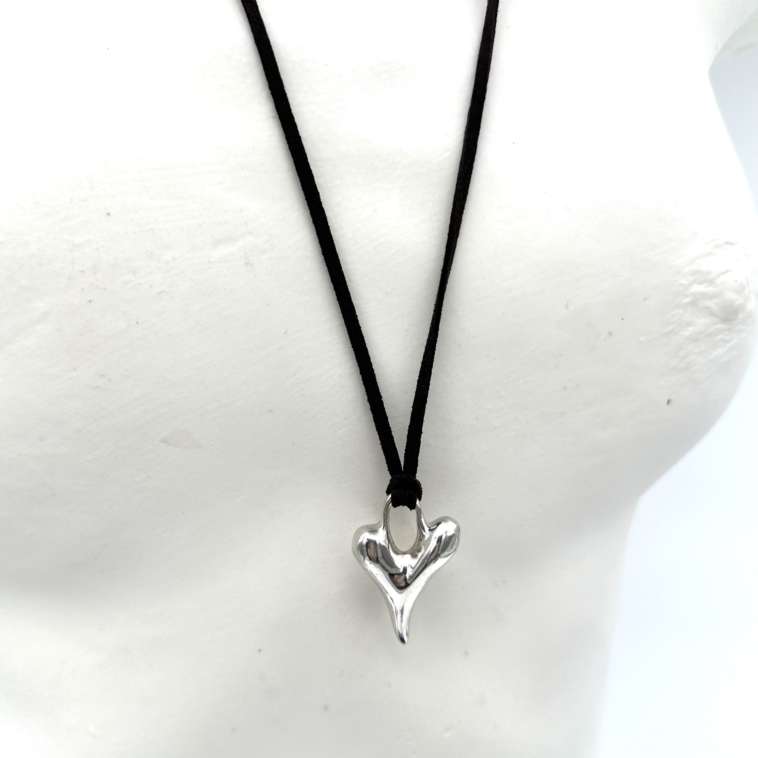 Robert Lee Morris Sterling Silver Twisted Heart Pendant - Image 3