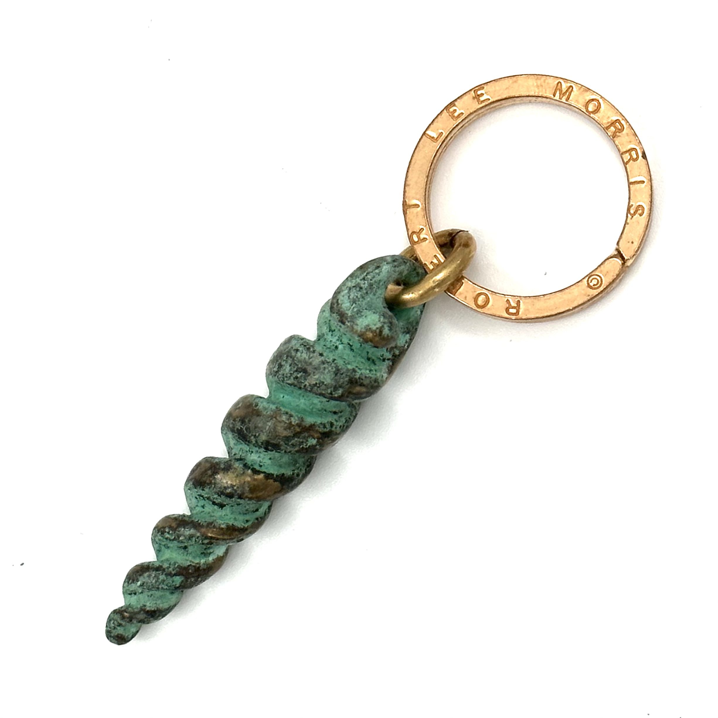 Robert Lee Morris Verdigris Periwinkle Keychain
