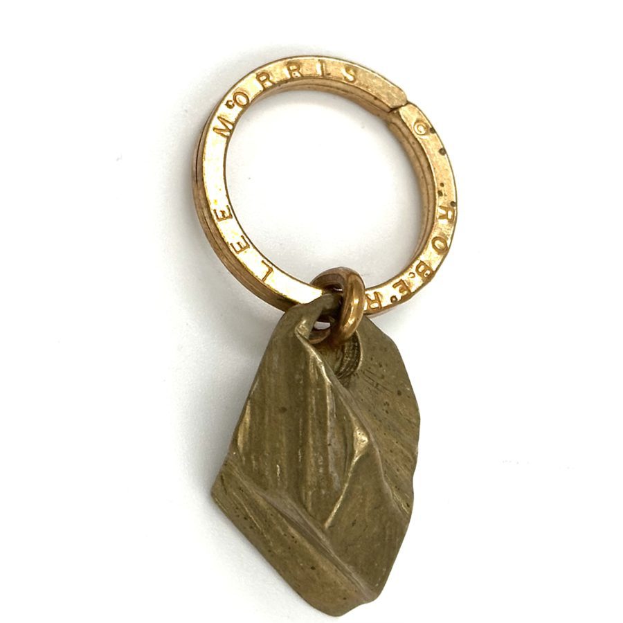 Robert Lee Morris Brass Rock Shard Keychain - Image 2