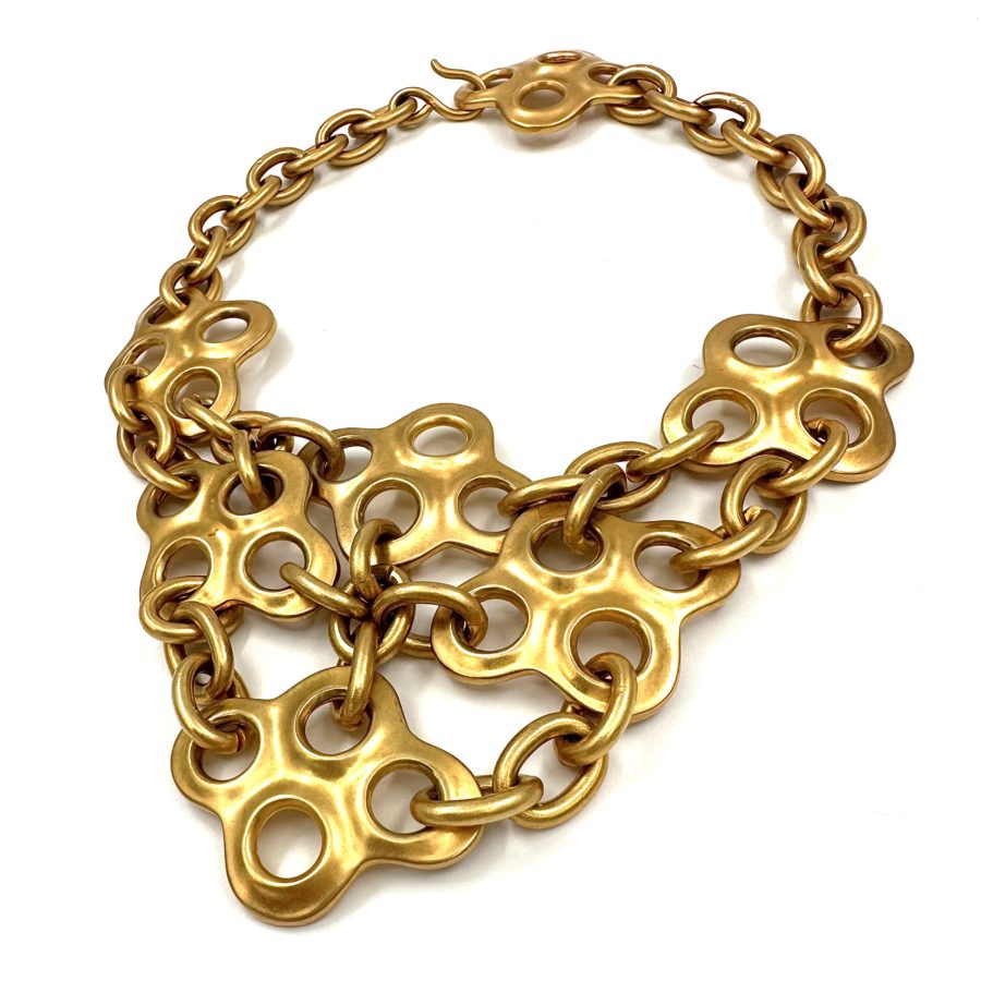 Robert Lee Morris Gold Plated Brass Lancelot Necklace - Image 2