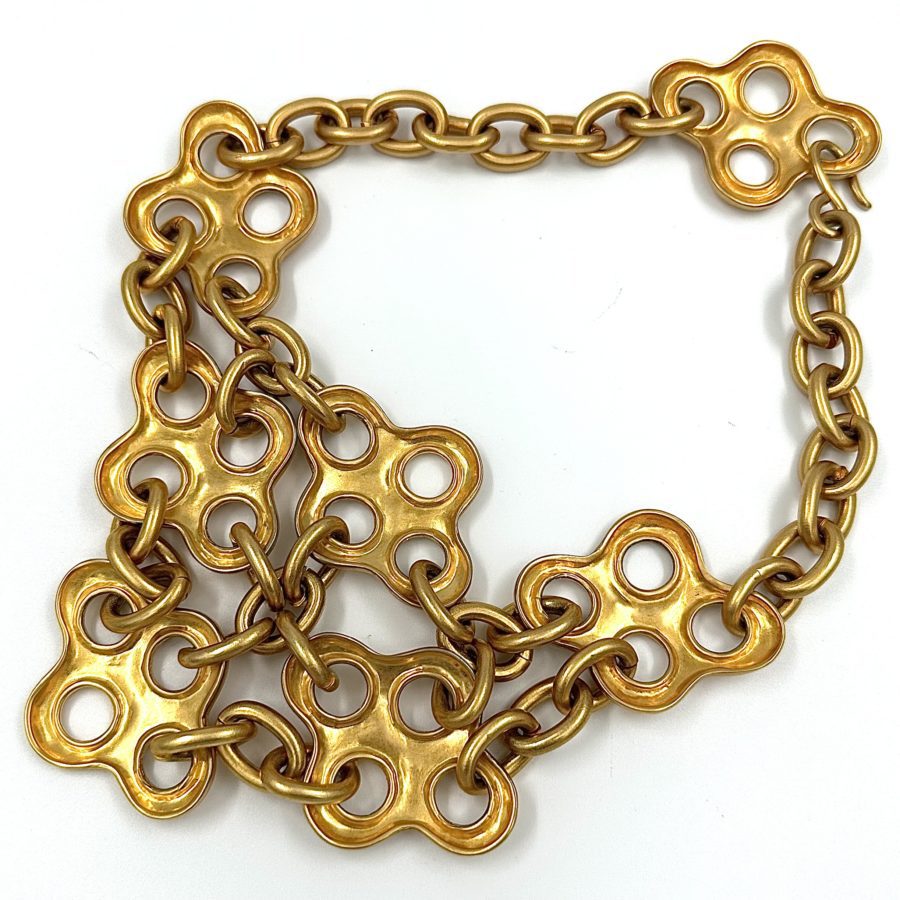 Robert Lee Morris Gold Plated Brass Lancelot Necklace - Image 3