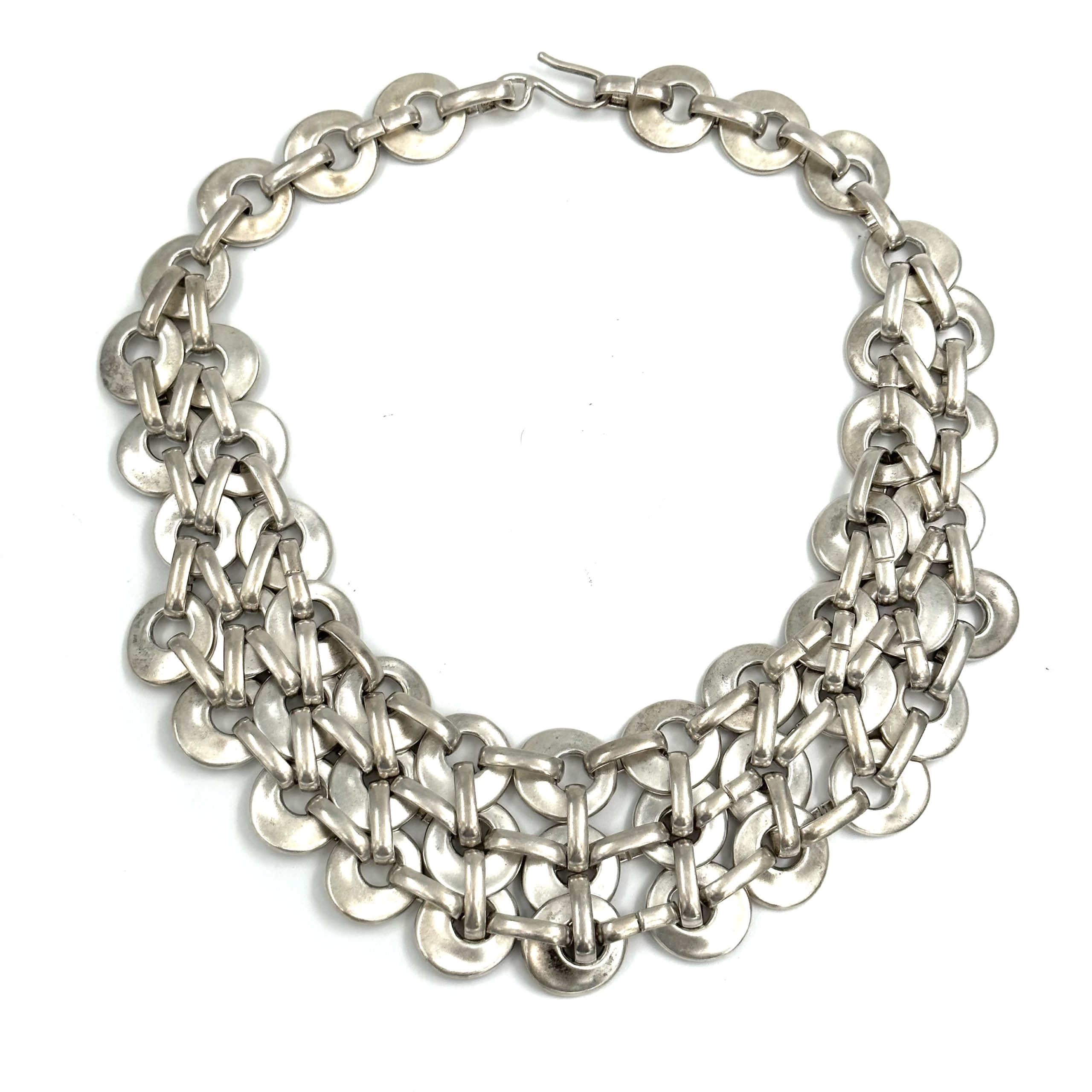 Image Robert Morris image beautiful image beautiful image beautiful image beautiful image beautiful image beautiful image beautiful image beautiful - Robert Lee Morris Sterling Silver Chain Mesh-Fruit-Loop Collar ...