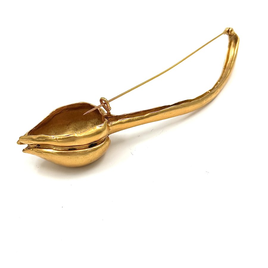 Robert Lee Morris Gold Plated Tulip Pin - Image 3