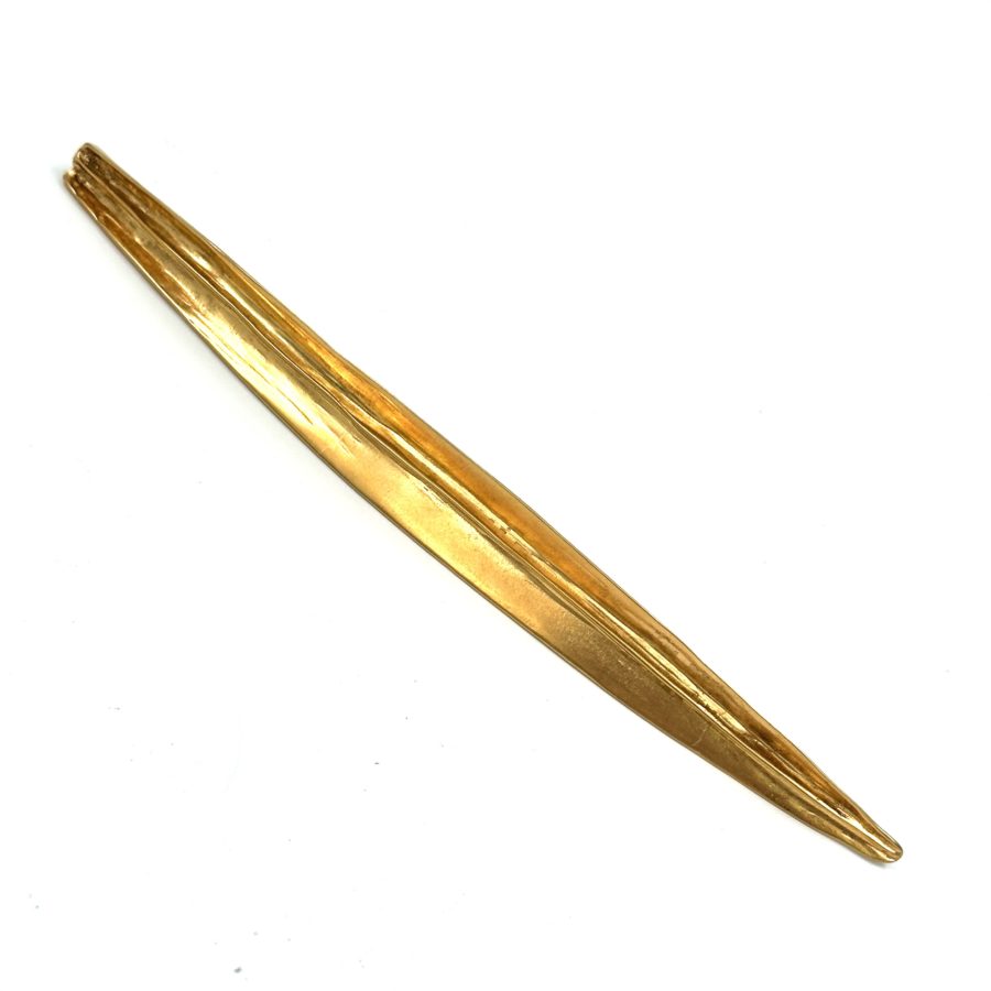 Robert Lee Morris Gold Plated Long Leaf Pin