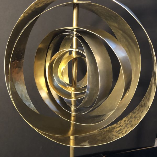 Robert Lee Morris Brass Orbits Sculpture