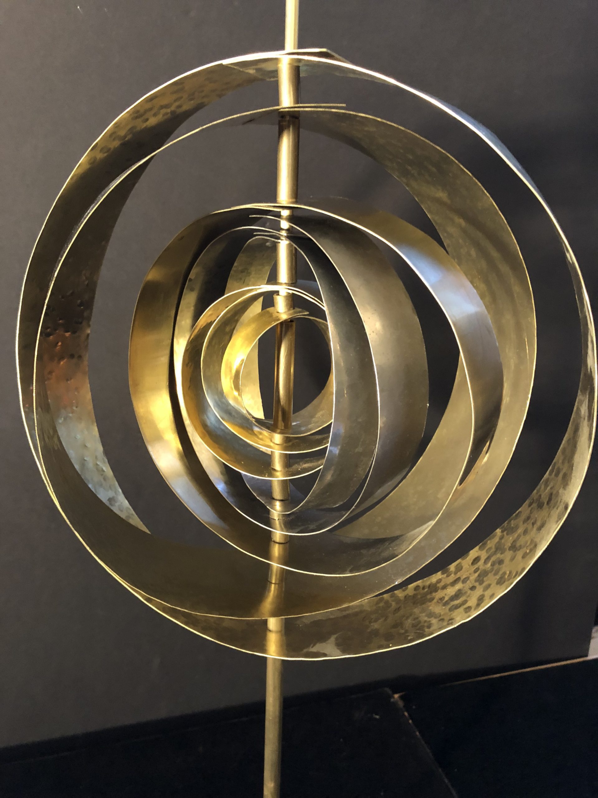 Robert Lee Morris Brass Orbits Sculpture