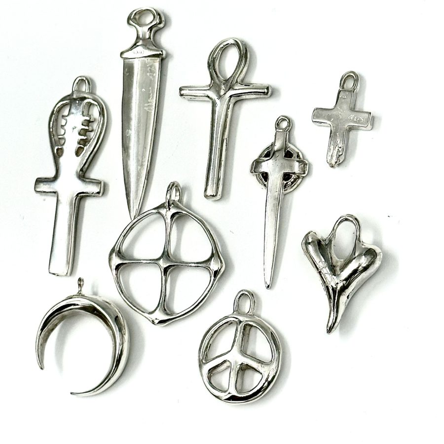 Robert Lee Morris Sterling Silver Dagger Pendant - Image 5
