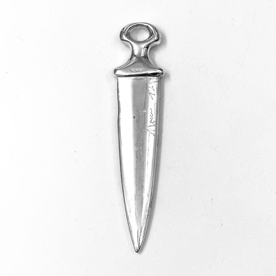 Robert Lee Morris Sterling Silver Dagger Pendant - Image 6