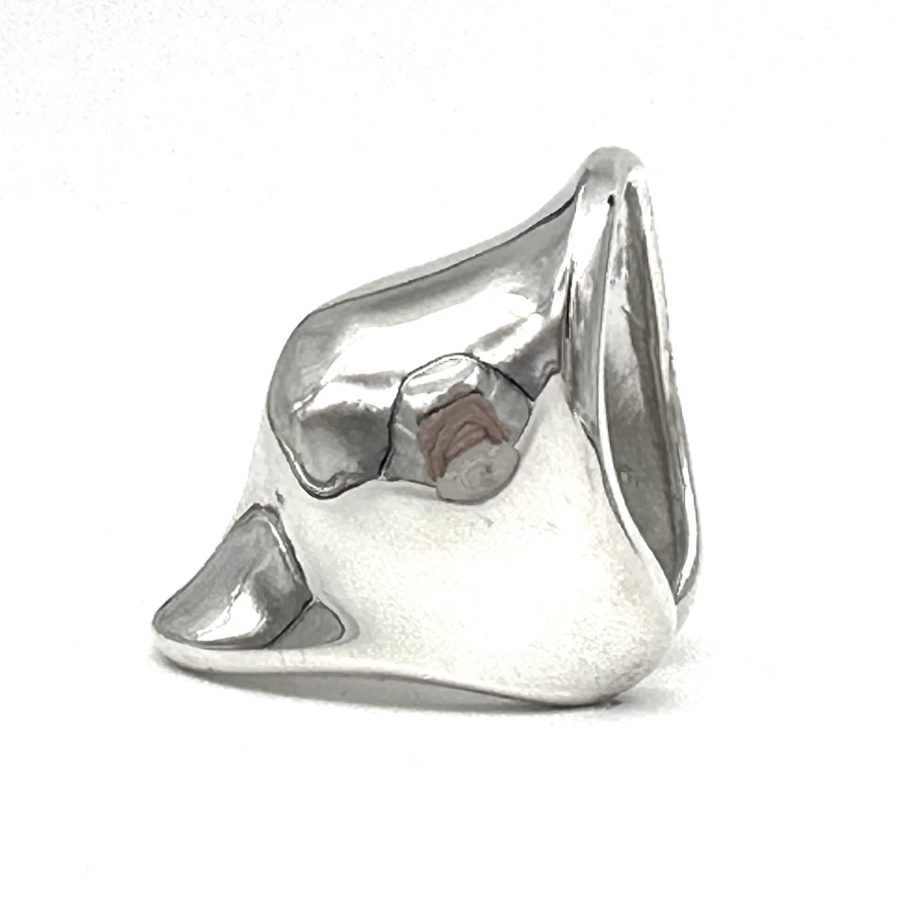 Robert Lee Morris Medium Silver Knuckle Ring - Image 2