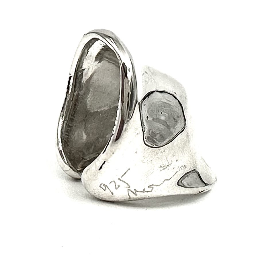 Robert Lee Morris Medium Silver Knuckle Ring - Image 3