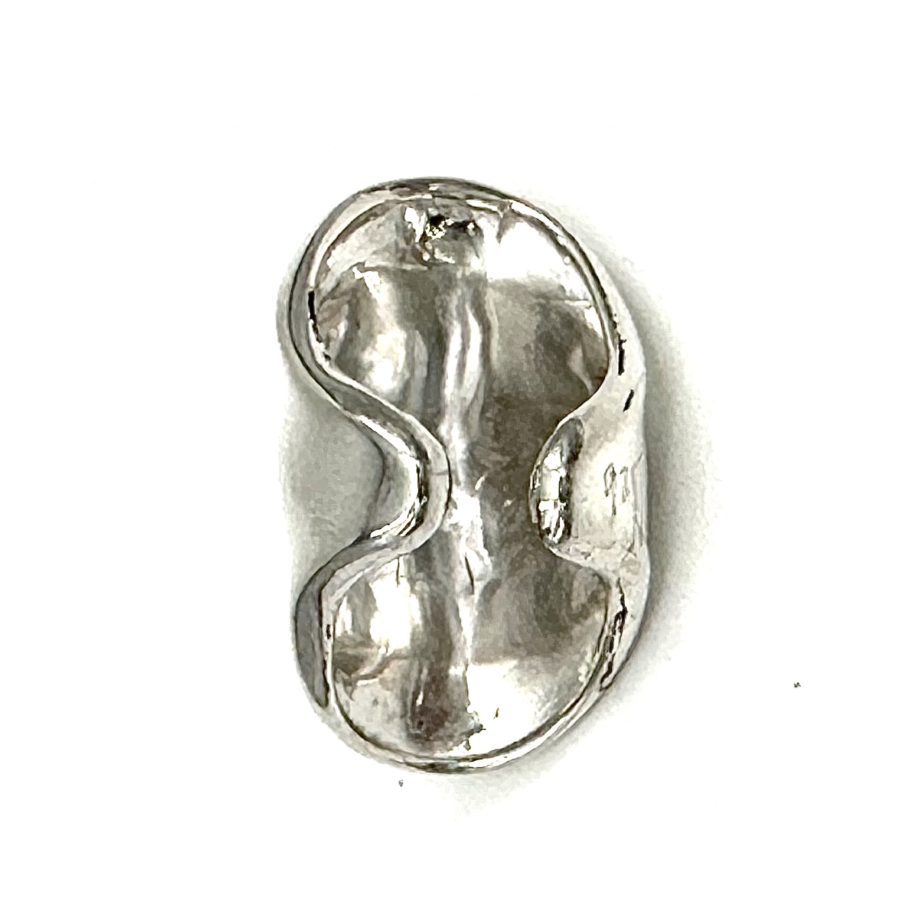 Robert Lee Morris Medium Silver Knuckle Ring - Image 4