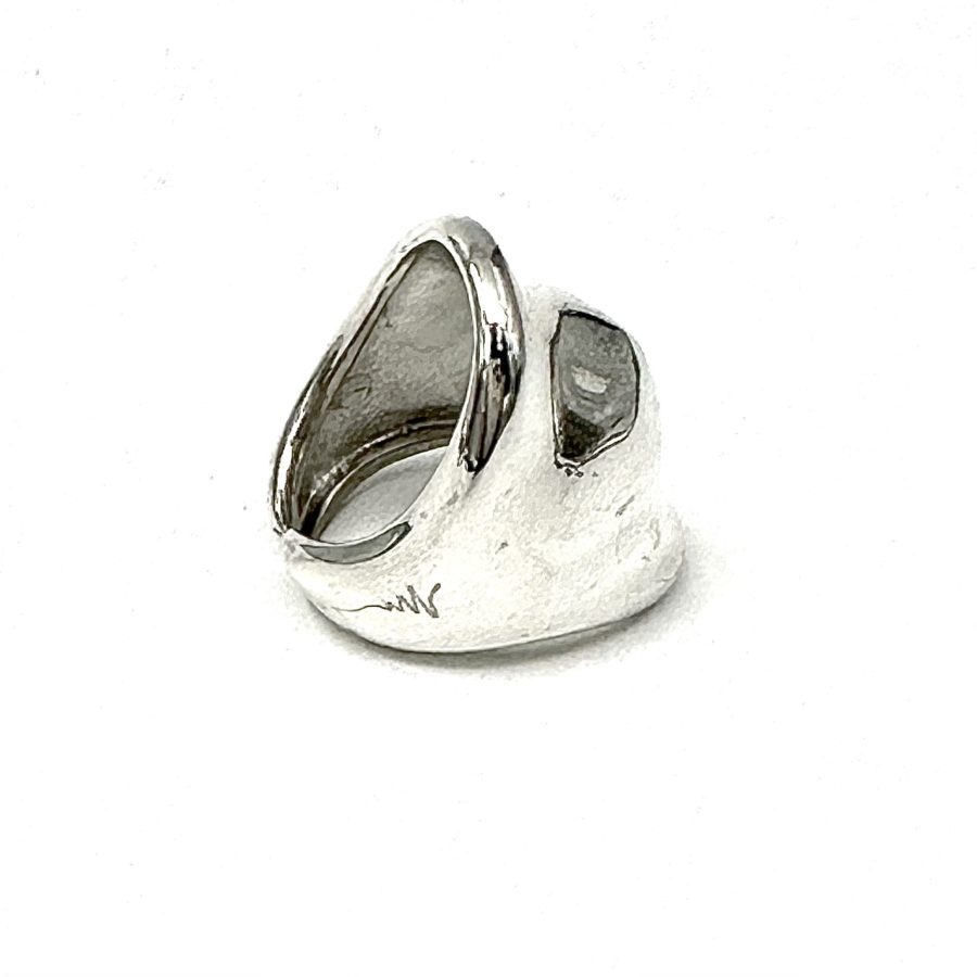 Robert Lee Morris Small Silver Knuckle Ring - Image 2