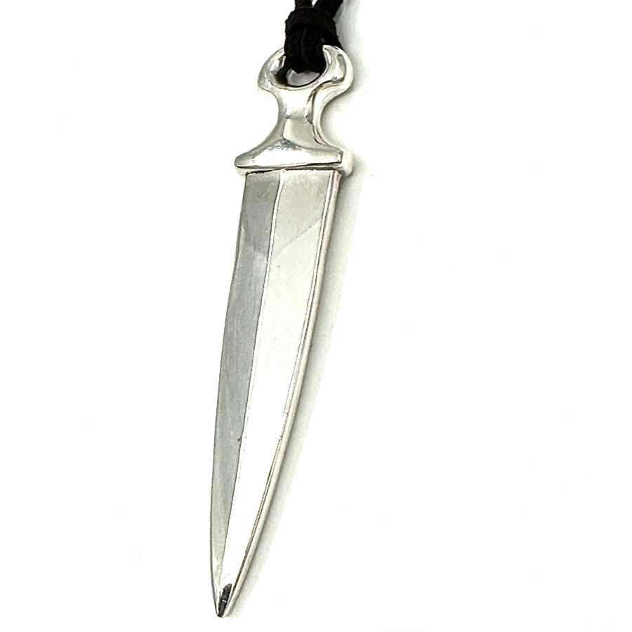 Robert Lee Morris Sterling Silver Dagger Pendant - Image 8