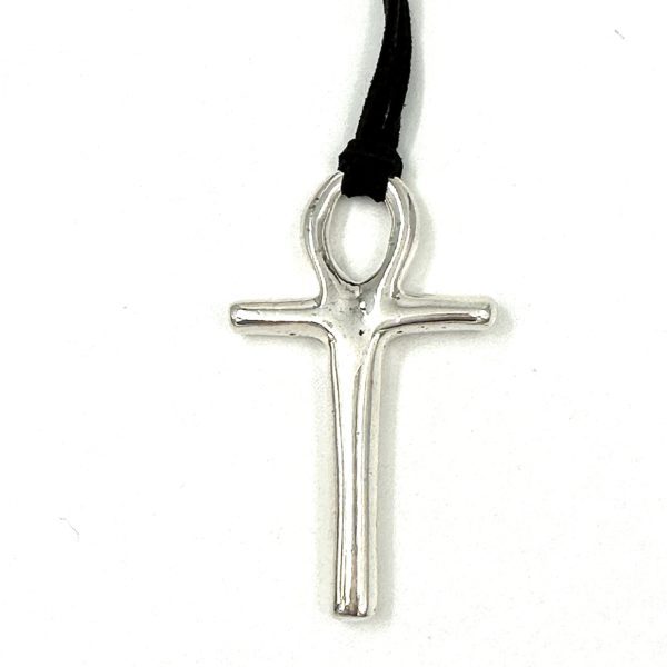 Robert Lee Morris Sterling Silver Smooth Ankh Pendant