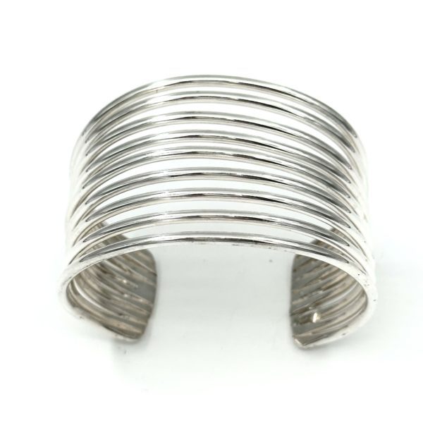 Robert Lee Morris Sterling Silver 9 Wire Cuff