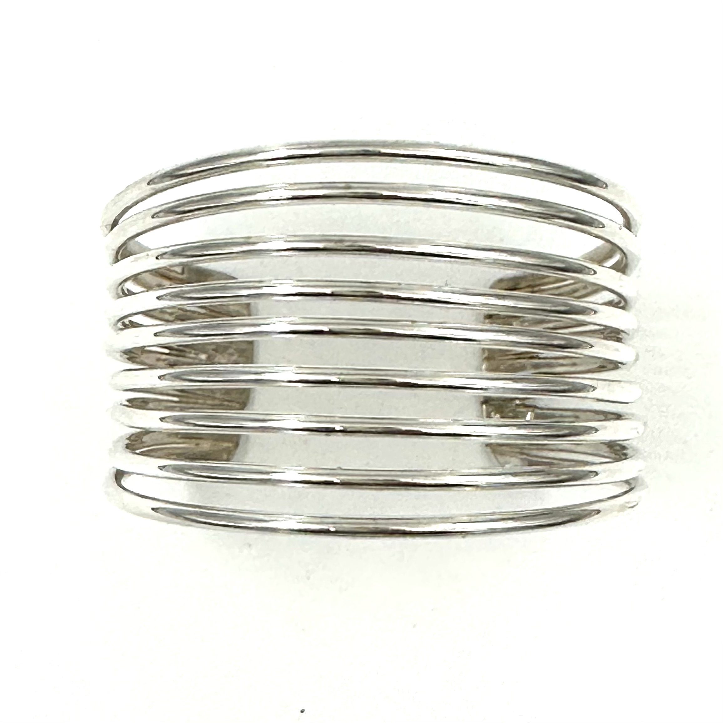 Robert Lee Morris Sterling Silver 9 Wire Cuff - Image 2