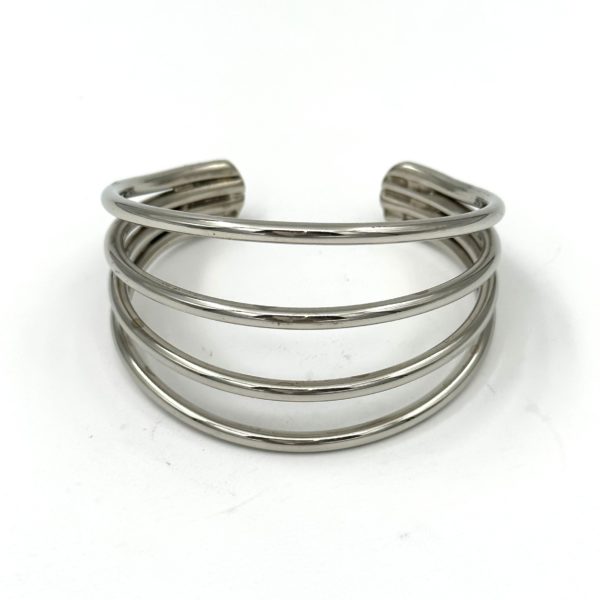 Robert Lee Morris Sterling Silver 4 Wire Slinky Cuff