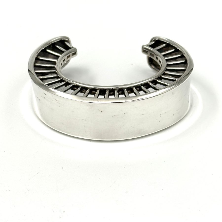 Robert Lee Morris Sterling Silver Turbo-Fan Cuff 1976