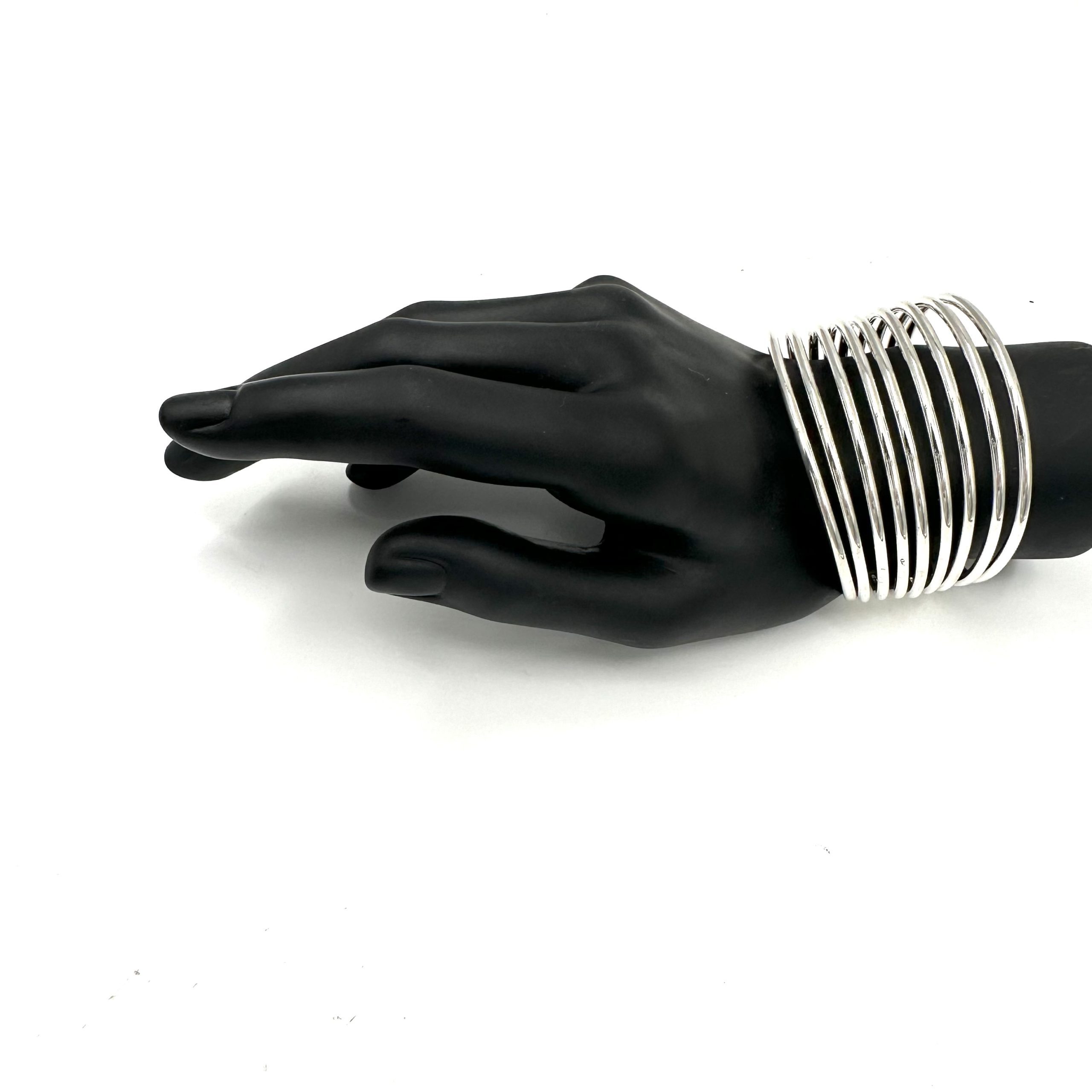 Robert Lee Morris Sterling Silver 9 Wire Cuff - Image 6