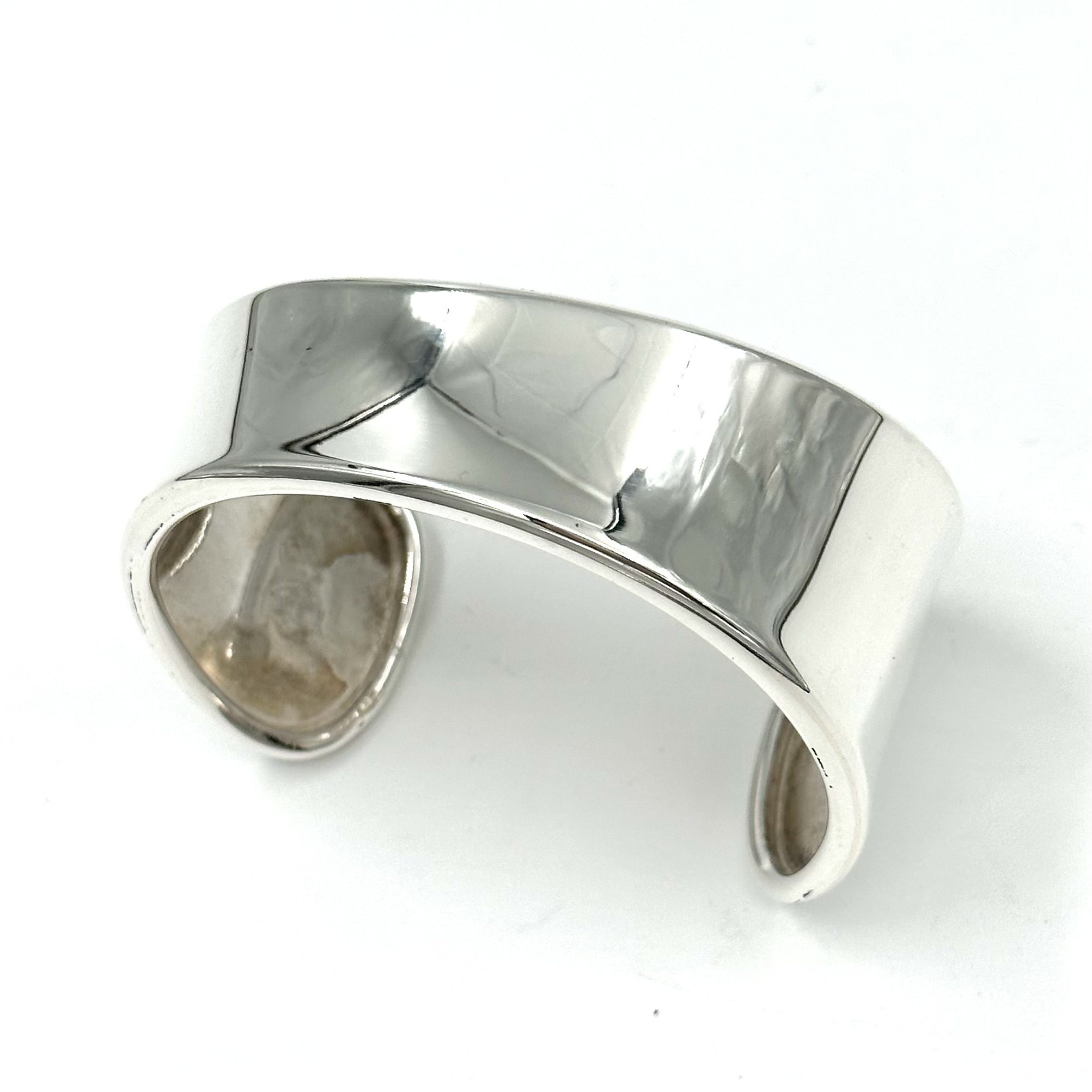 Robert Lee Morris Sterling Silver Narrow Concave Cuff