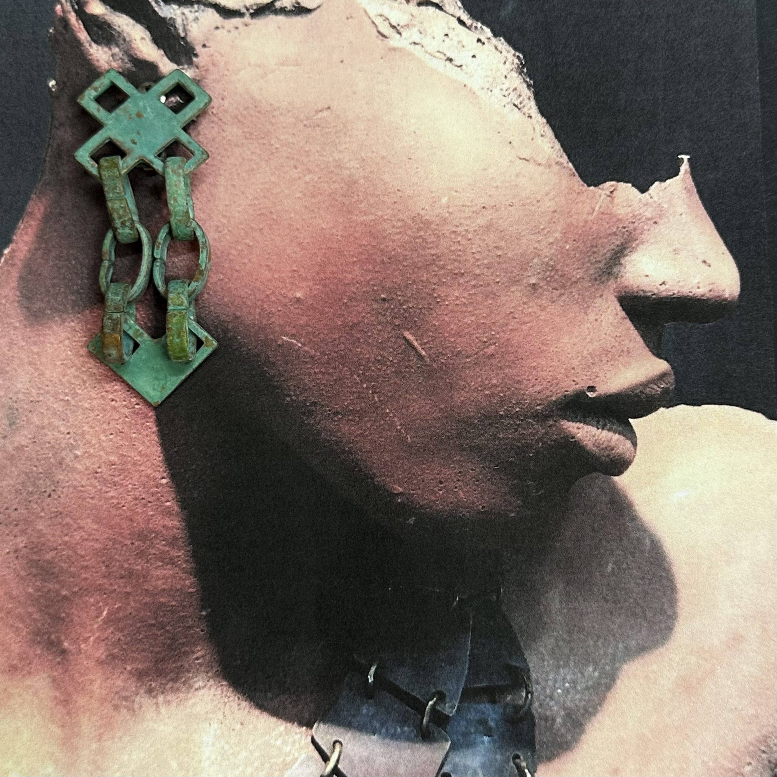 Robert Lee Morris Verdigris Pinking Shears Drop Earrings - Image 3