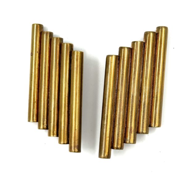 Robert Lee Morris for Karl Lagerfeld Large Brass Helix Earrings 1985